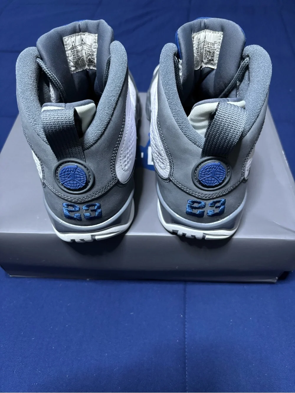 Jordan 9 Retro Flint Grey 2026 Size 8.5
